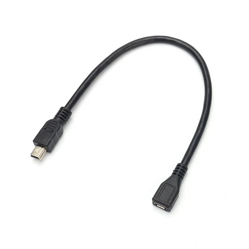 

USB 2.0 Mini 5-Pin Male to Micro Female Adapter Cable 0.25M AA