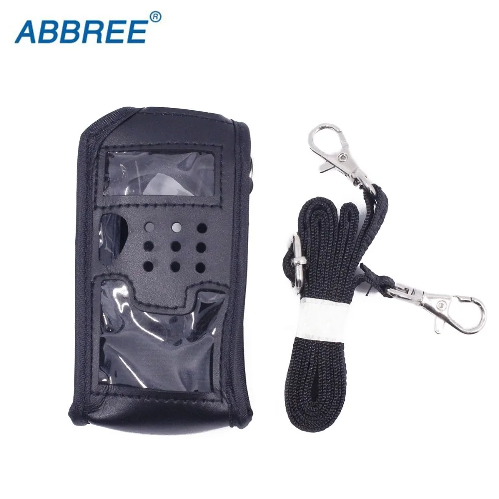 Abbree Soft leather Carry Case Cover For BAOFENG Portable Ham Radio UV