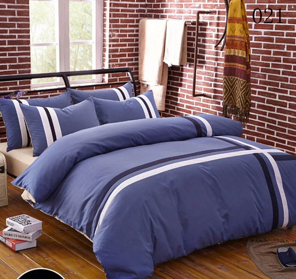 bedding set with fitted sheet