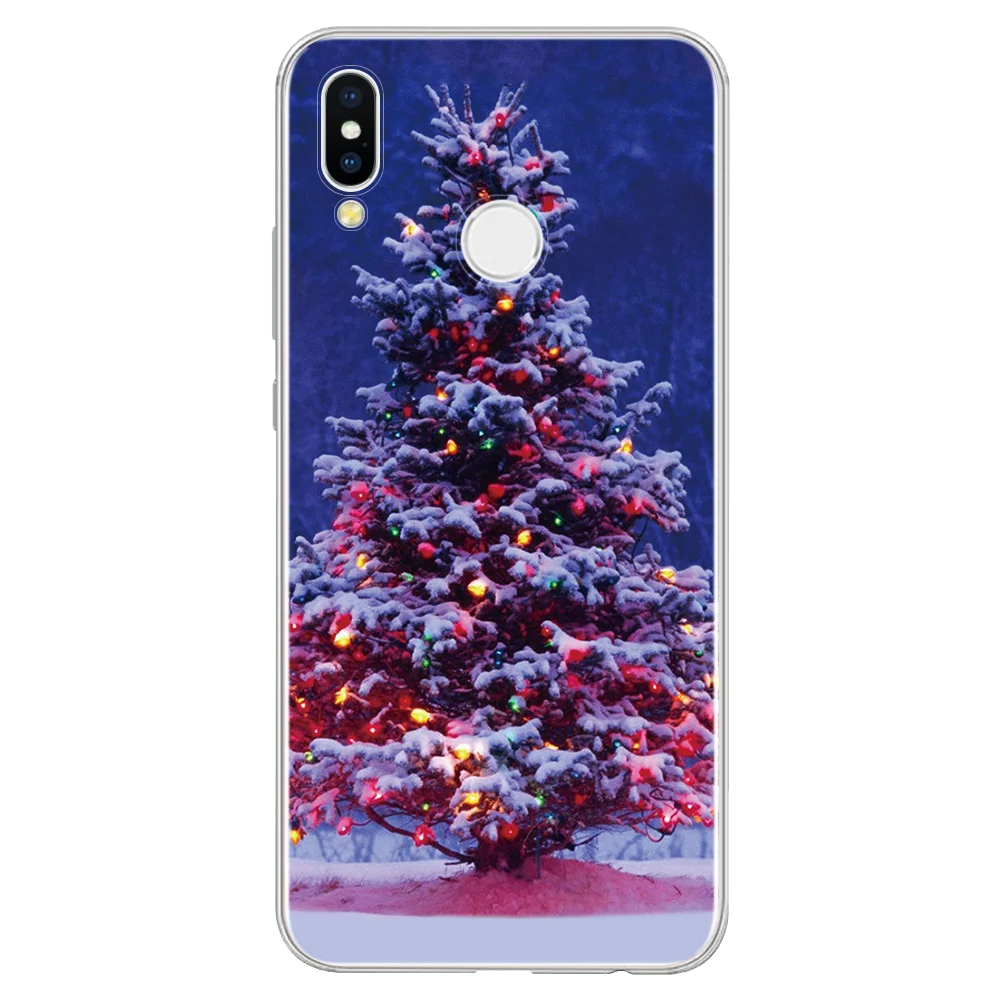 Рождественский Синий чехол для Huawei P20 Pro P8 P9 P10 Mate 10 Lite Mini 2017 P Smart Nexus 6p с