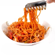 Pince alimentaire à Spaghetti 26cm, en acier inoxydable 304, nouvelle pince à pâtes fonctionnelle de haute qualité