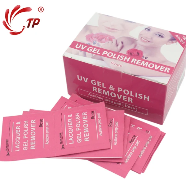 100pcs Box Easily Remove Uv Soak Off Gel Nail Polish Remover Pads 100pcs Box Easily Remove Uv Soak Off Gel Nail Polish Remover Pads Rose Flavor