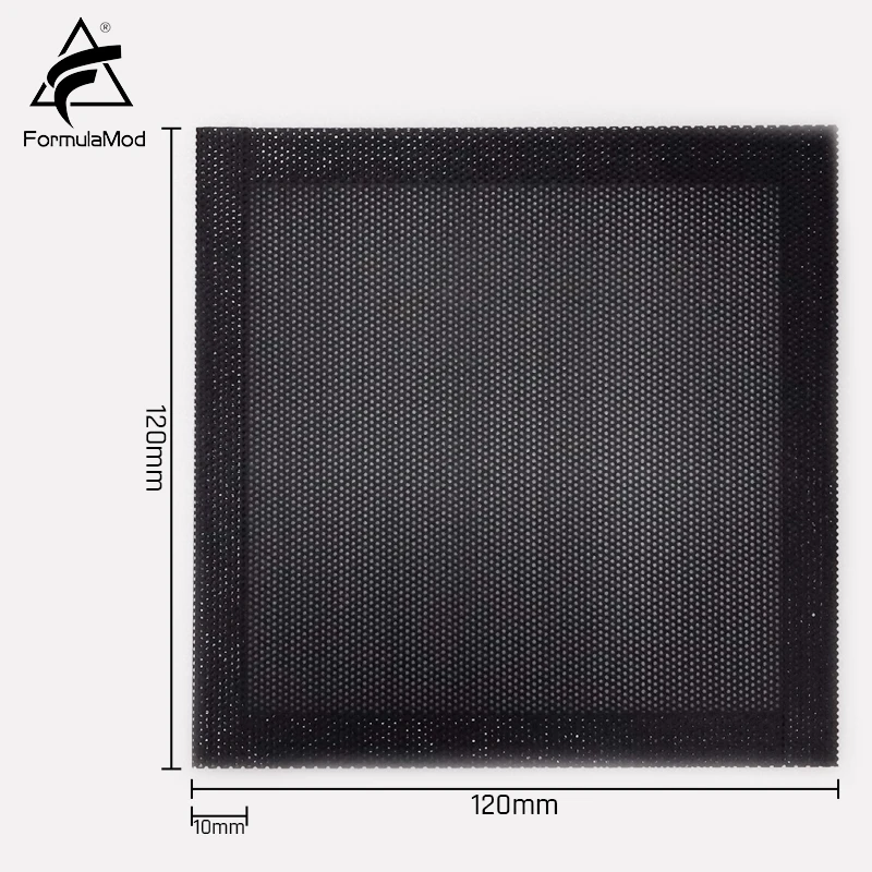 FormulaMod Fm-FCW, 120 мм воздушные фильтры, пылезащитные фильтры, черная сетка с магнитные ленты, 120x120 мм для корпуса/вентиляторов