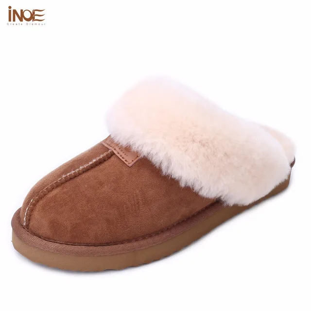 Hombre Genuine Suede Leather Sheepskin Fur Lining Slippers Zapatos Rubber Sole 11 46 Hombre Genuine Suede Leather Sheepskin Fur Zapatos Lining Slippers Zapatos Fur Rubber Sole 11 46 88e43d