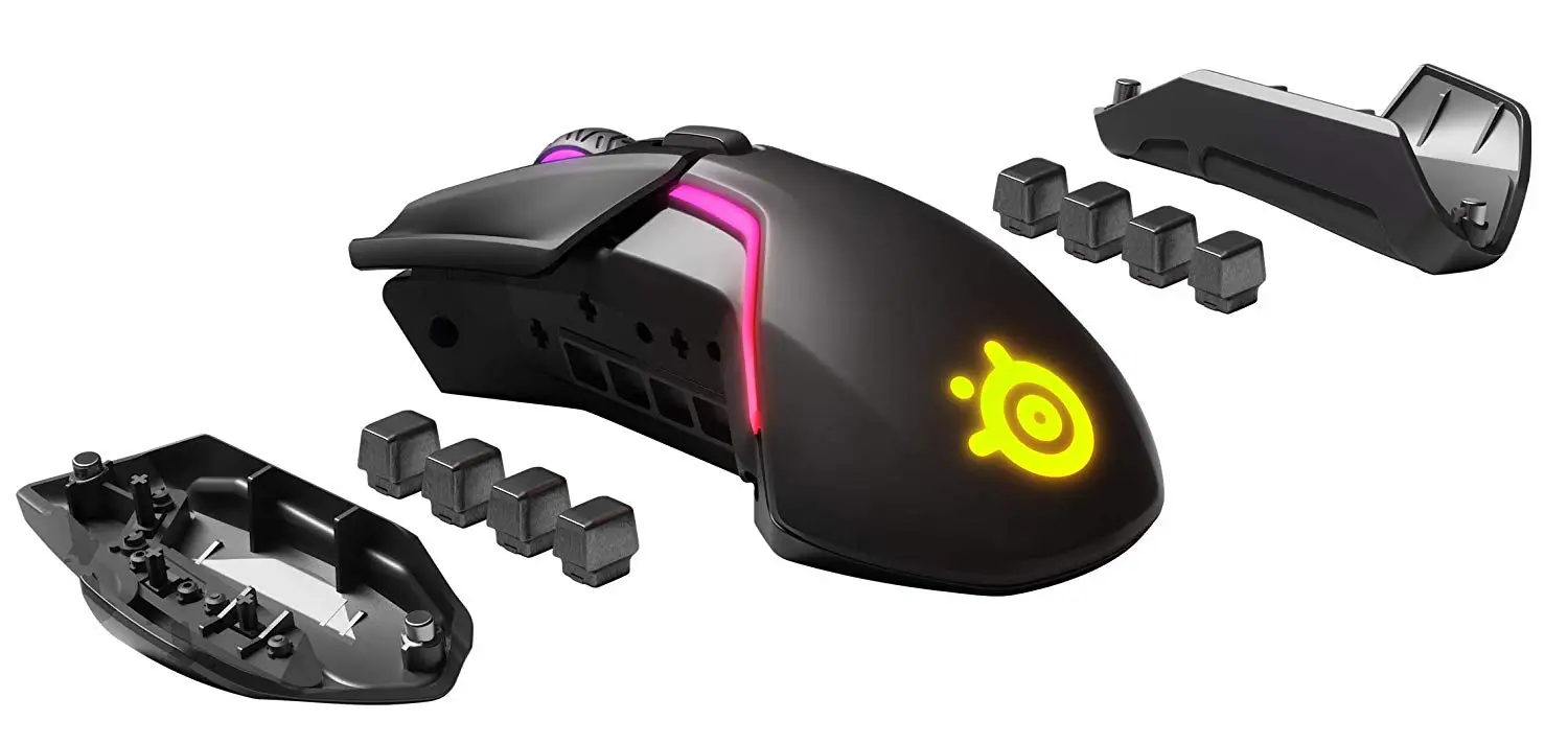 Steelseries Rival 600 игровая мышь TrueMove3+ двойной оптический сенсор RGB взвешиваемая профессиональная FPS мышь