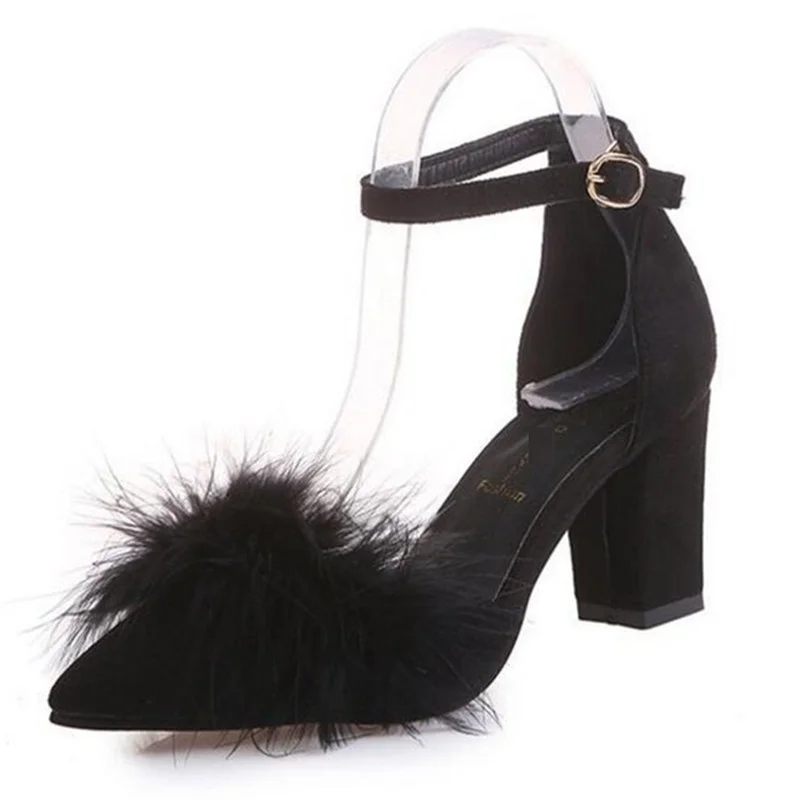 summer-Shoes-Women-High-Heels-Ankle-Strap-Pumps-Autumn-Thick-Heels-Feather-Sexy-Party-Shoes.jpg_640x640