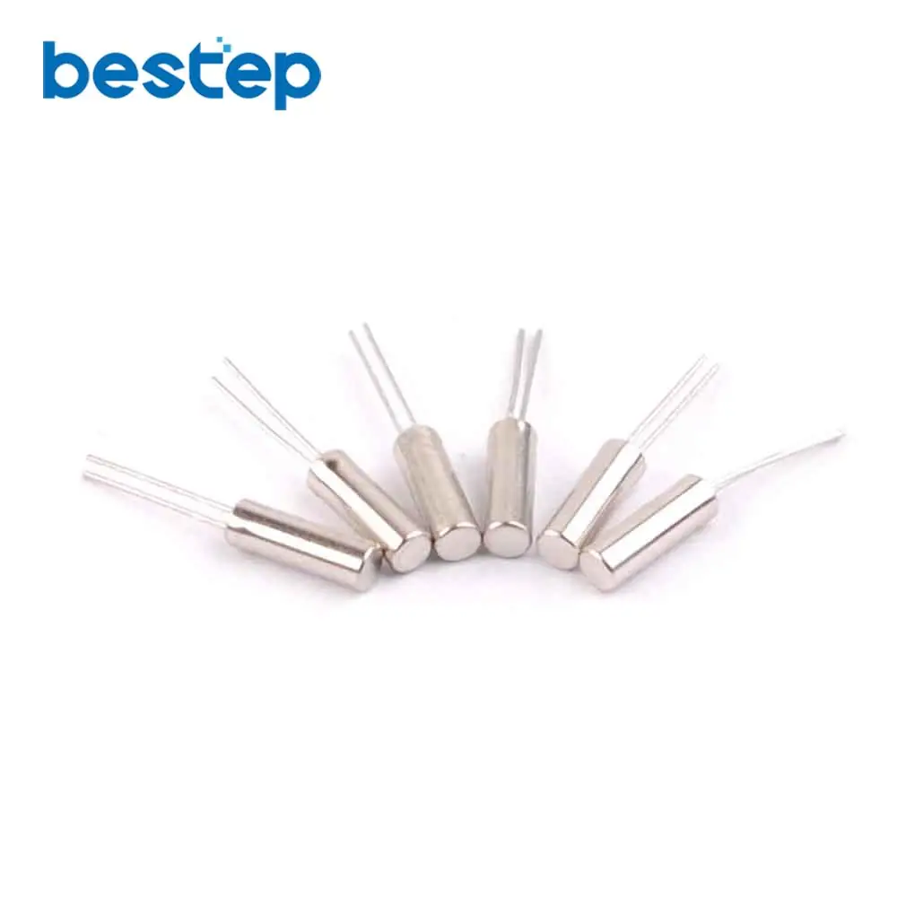 

50PCS 32.768KHZ 2*6 32.768K 32.768 Quartz Crystal Cylindrical Clock Crystal