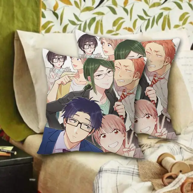 Ohcomics Anime Wotakoi Love Is Hard For Otaku Pillowslip Pillowcase Pillow Cover Cushion Cover Home Decor Costume Accessories Aliexpress