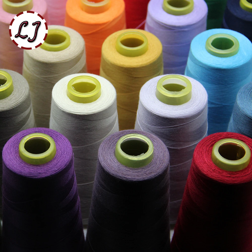 

Free shipping brand wholesale high quality 3000yd/pcs spool cotton thread for family sewing Accessories GJ026