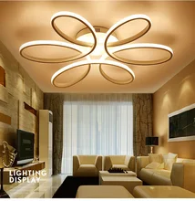 New White Led Modern Chandeliers Lamparas Lamp for Bedroom Living Room Luminaire Indoor Lighting Chandeliers Ceiling Fixturn