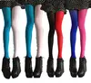 Medias con zona para el pie de retazos para mujer, medias elásticas KLL, calcetín sólido de dos colores ► Foto 3/6
