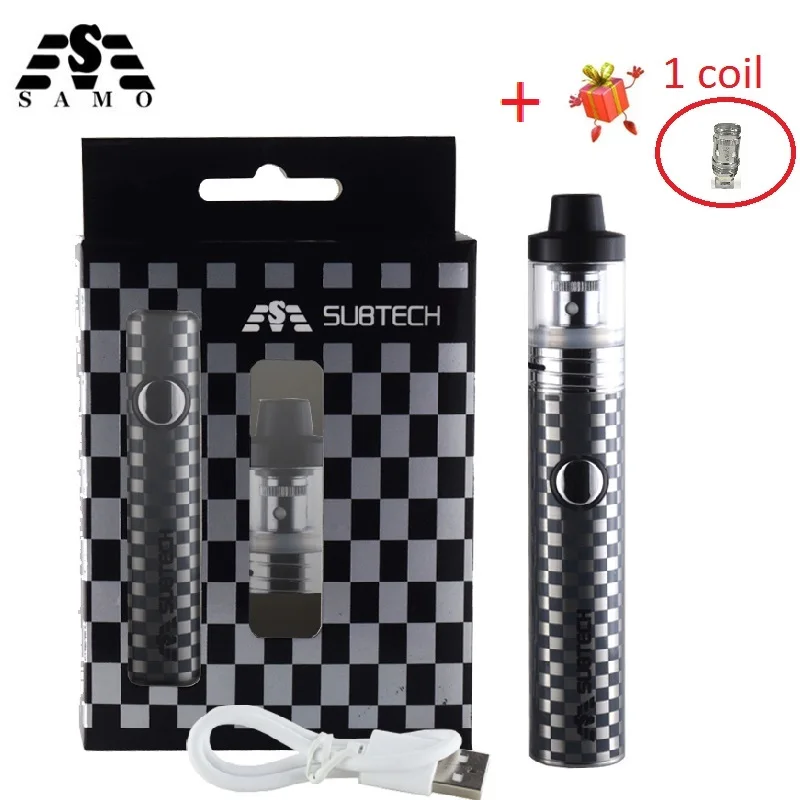 

Electronic cigarette S22 60W vaper pen kit with 2ml atomizer 1800mah battery 0.3ohm 0.5ohm control vaporizer vape kit