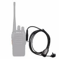 עבור kenwood baofeng 10pcs Retevis PTT MIC ב-האוזן אוזניות אפרכסת מכשיר הקשר עבור KENWOOD Baofeng UV-5R BF-888s Retevis H777 HYT C9003A (5)