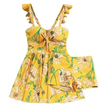 Женский комплект бикини из двух предметов комплект танкини купальник пуш-ап купальное платье летняя пляжная одежда сексуальная купальная одежда Biquinis костюмы