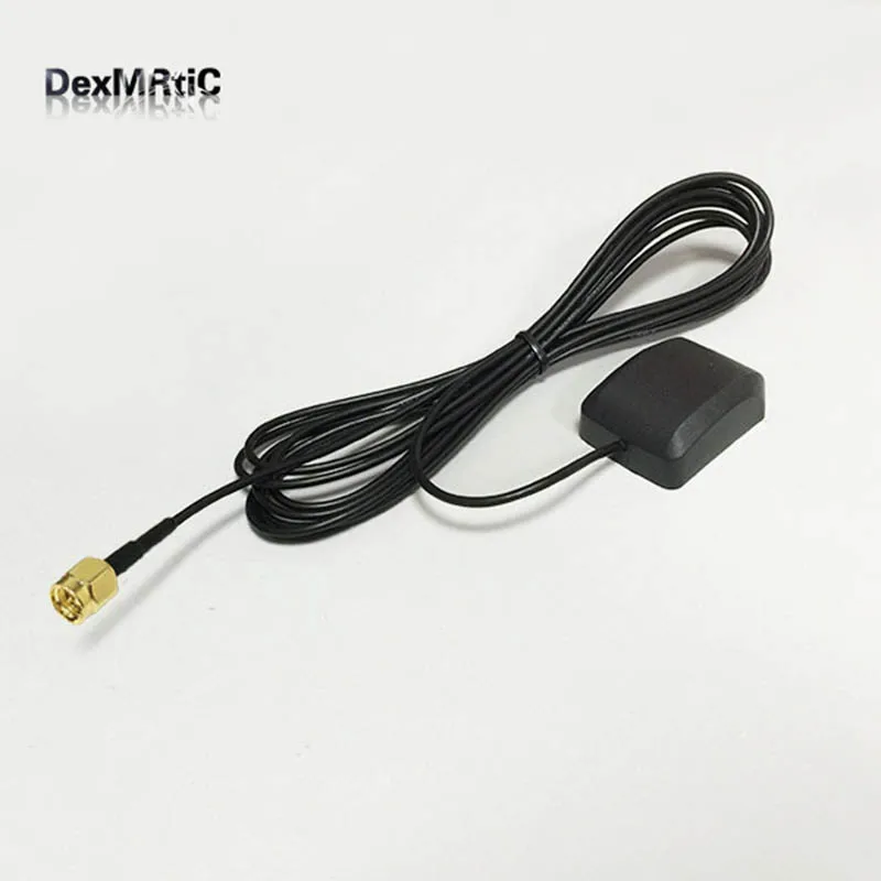 

1PC GPS antenna SMA Male plug 3M cable for Car Navigation