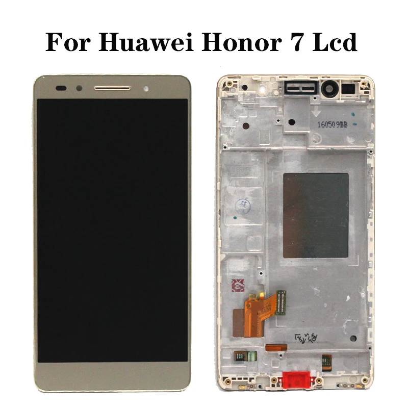 5 2 дюймов для HUAWEI Honor 7 ЖК-дисплей сенсорный экран дигитайзер с рамкой PLK-TL01H PLK-L01