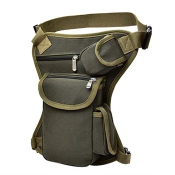 

Multifunction Men's Waist Bag Adisputent Portable Money Belt Pack Women Canvas Thigh Leg Drop Military Travel Riding Motorcycle