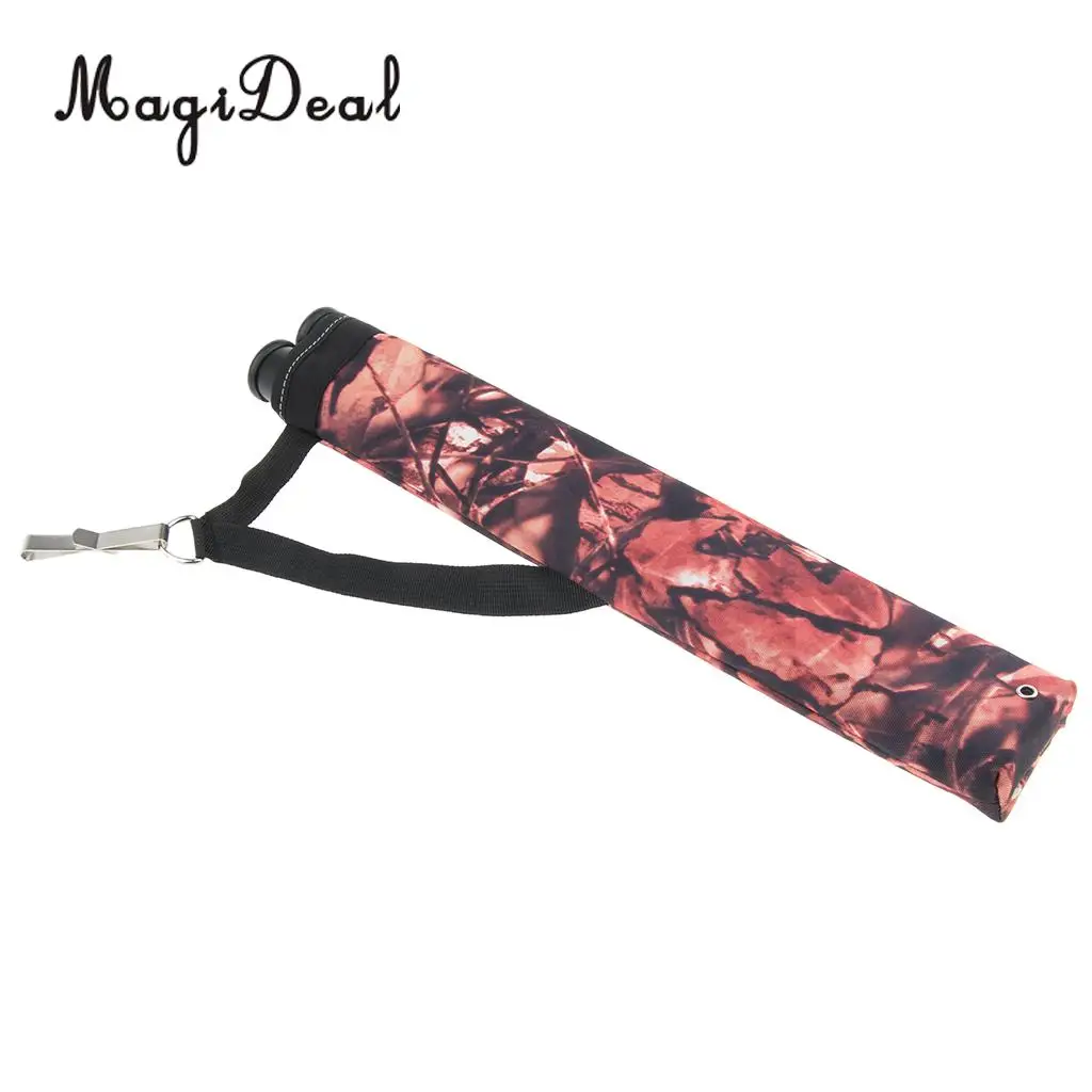 2 Tubes Archery Arrow Hip Quiver side Holder on Waist Belt Bow Hunting