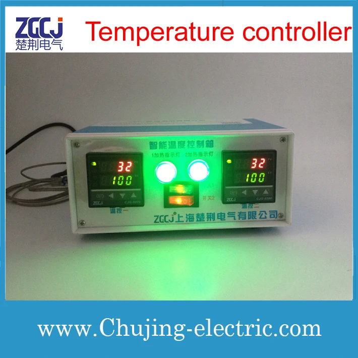 

2 ways temperature controller temperature control box and machine with thermocouples Digital temperature controller