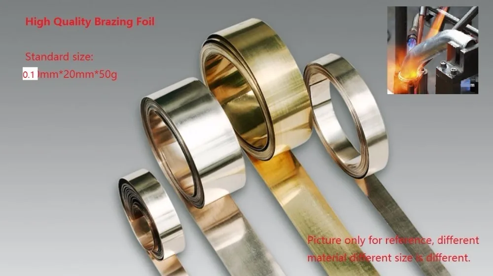 Brazing Foil Soldering Sheet Silver Based Braze Welding Plate AWS A5.8