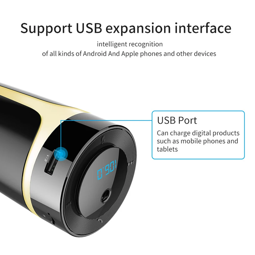 Многофункциональный Bluetooth Hands-free комплект Автомобильный MP3 музыкальный плеер FM передатчики модулятор с увлажнителем очистители воздуха DY372