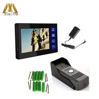 

Good Quality Wired 7" Video Door Phone 806ME11 Intercom Entry System 1 Monitor + 1 IR Night Vision Camera Video doorbell
