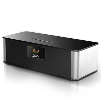 

Bluetooth Speaker Big Power 10W HIFI Portable Wireless Speaker Alarm Clock FM Radio Subwoofer Bass Speaker Support TF Card USB