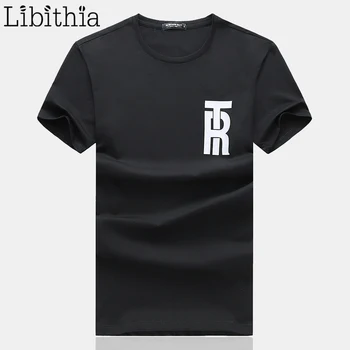 

Men's Short Sleeve T-shirts Large Sizes XL-8XL Summer Letter Pattern O-neck Cotton Black T Shirt Male Clothes A4