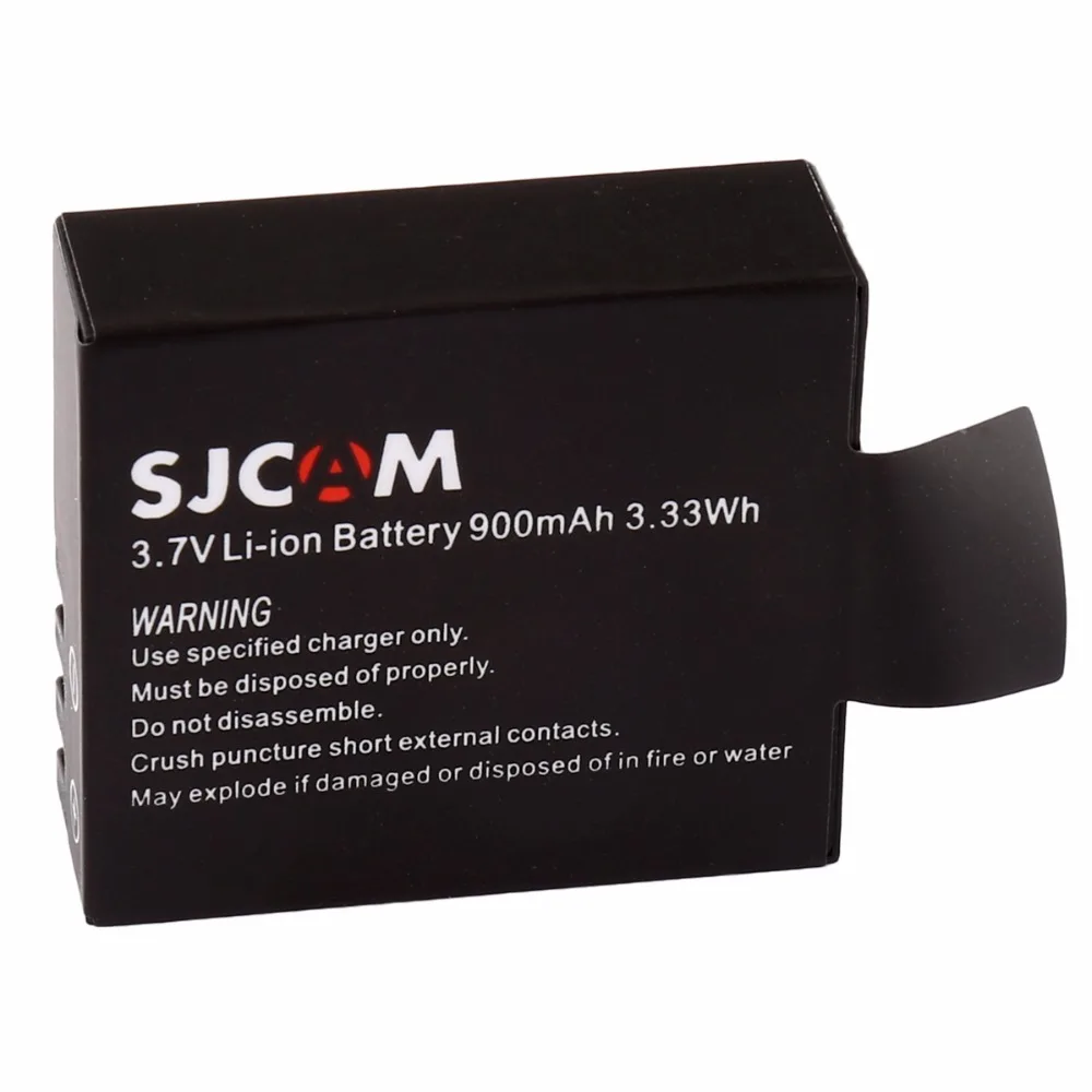 SJ 4000 900mAh 3,7 V 3.33Wh батарея с AC DC зарядное устройство для GoPro Шлем Спорт SJ4000 цифровая камера батарея с зарядным устройством