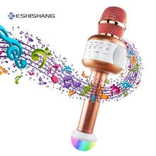 Bluetooth Microphone Professional Wireless Karaoke Microphone With Speaker Handheld Mic Condenser For Party KTV Singing