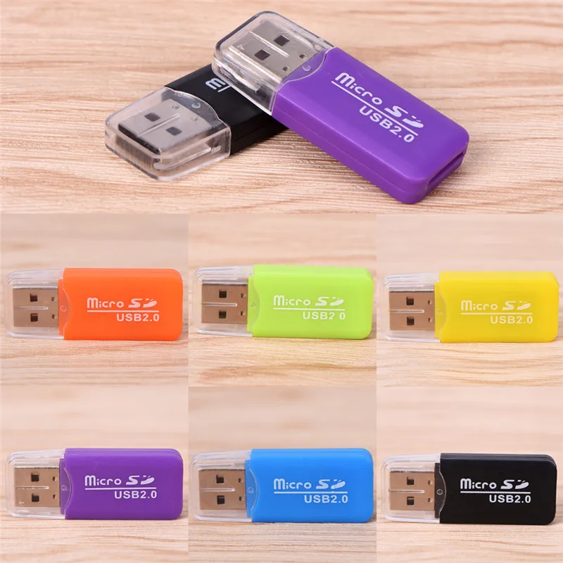 High-speed Storage Mini USB Card Reader, 2.0 For Micro SD Card TF Mobile Phone Memory Card Reader