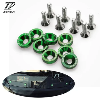 

ZD Car Styling Modified Screw Gaskets 6 Colors For VW Passat B5 B6 Polo Golf 4 5 Chevrolet Cruze Lada Granta RAM Accessories 10X