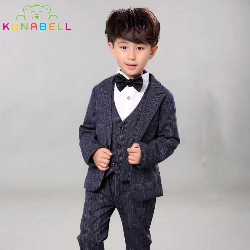 Children Performance Clothes Brand Boys Formal Suits Wedding Birthday
