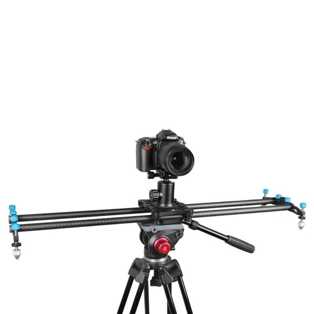 

New 80CM Carbon Fiber Portable DSLR Video Camera Track Slider Dolly Stabilizer for Canon Nikon Sony DSLR DV Camera