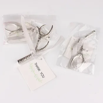 

wedding party favor gifts and givveaways for guests - deer horn beer bottle opener birthday baby shower favor 60pcs/lot