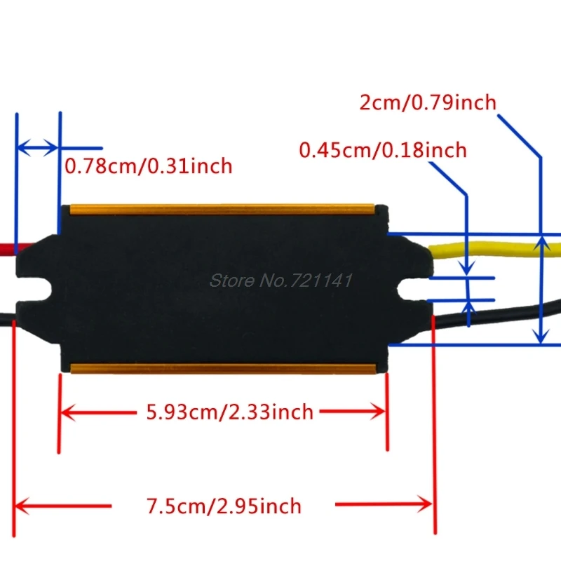 DC 12V 24V to 5V 5A преобразователь регулятор напряжения понижающий модуль питания MAR22