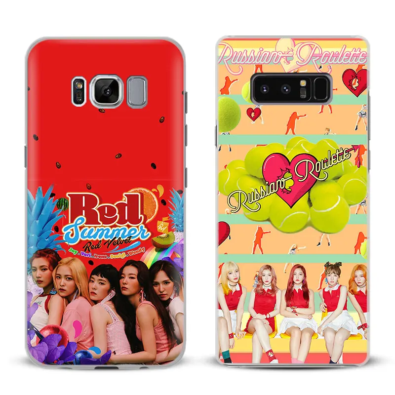 

Red Velvet Kpop Girl group Phone Case For Samsung Galaxy S4 S5 S6 S7 Edge S8 Plus Note 8 2 3 4 5 A5 A7 J5 2016 J7 2017 Shell