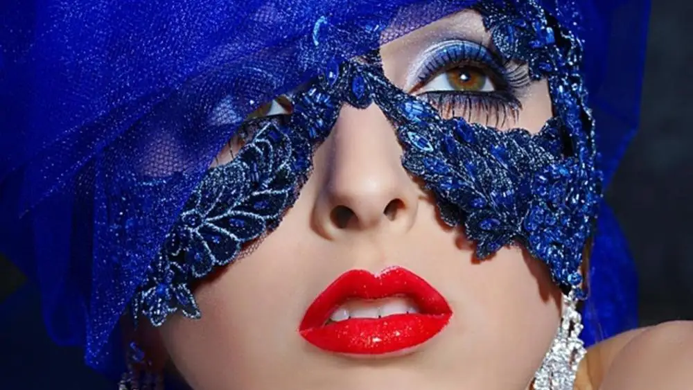 

Beautiful abstract beautiful blue lady 3 Sizes Silk Fabric Canvas Poster Print