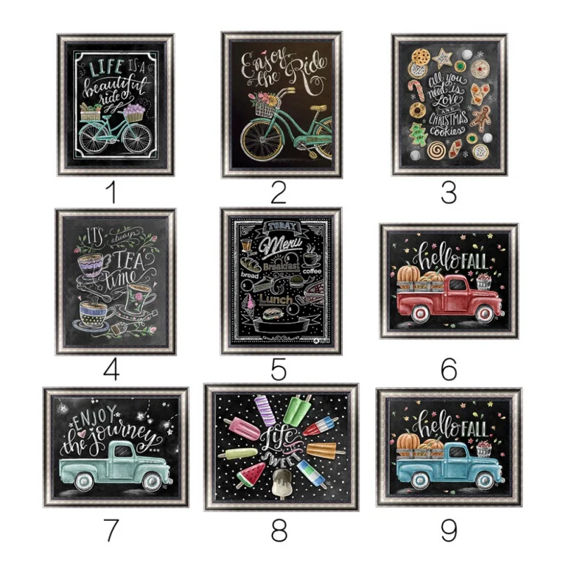 Hot 25*30cm Chalk Board Blackboard Vinyl Draw Chalkboard Creative