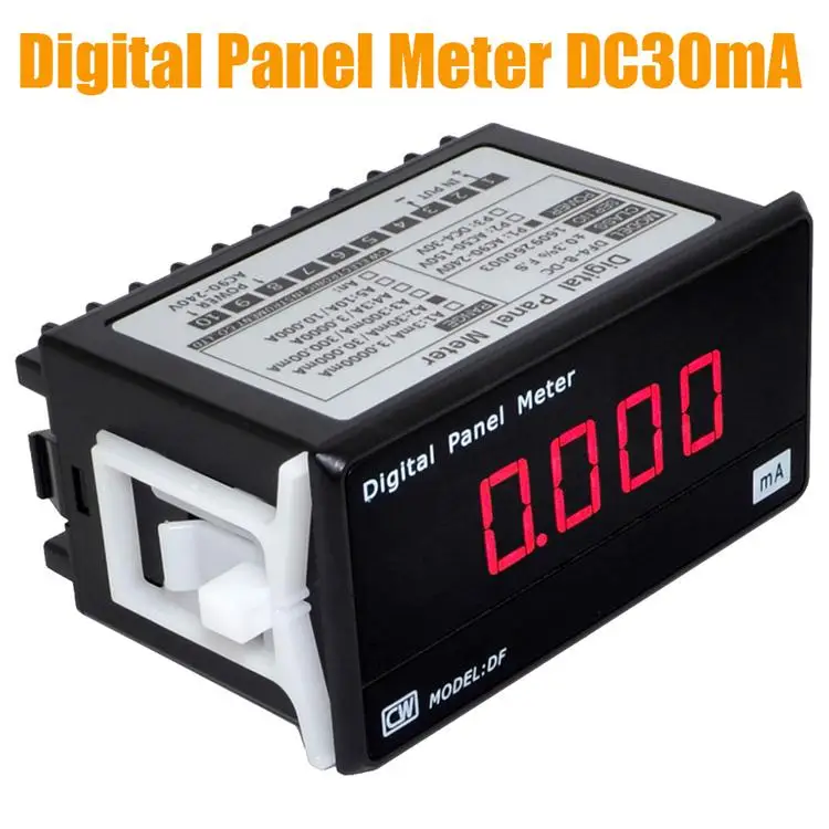 DF4 B High Precision 30mA Digital DC Current Meter Ammeter Amp Monitor