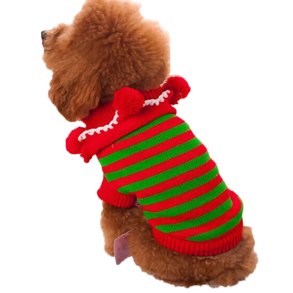 hot cheap puppy clothes merry Christmas Pet Puppy Dog Warm Clothes new