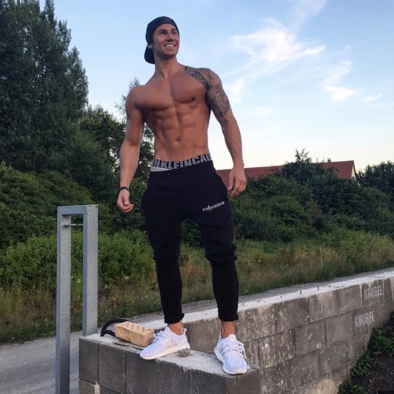 Gym Men Joggers Male Sweatpants (3)