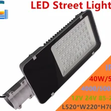 40 Вт 50 Вт светодиодный уличный свет солнечный совместимый 12 V 24 V дорожная лампа IP65 открытый Водонепроницаемый шоссе путь света 110 V 220 V садовое освещение