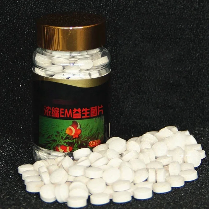 

80g/Bottle Bacteria Capsule For Fish Tank Pond Cleaning Water Probiotics Bio-Nitrobacteria Capsule For Aquarium Water Cleaning
