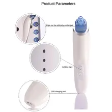 SWINONLINE портативная Мини электрическая Очищающая маска для лица маска от черных точек акне Машинка для удаления средства для очистки кожи инструмент для красоты