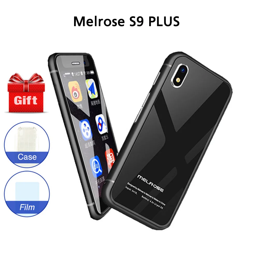 2018 4 аппарат не привязан к оператору сотовой связи маленький смартфон Melrose S9 Plus Android 7,0 MTK6737 1 ГБ 8 ГБ 2,45 дюймовый ультра тонкий мини мобильный