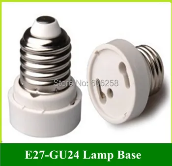 

Conversion Base E27 GU24 lamp adapter HOLDER converter GU24 spotlights lighting accessories 10PCS