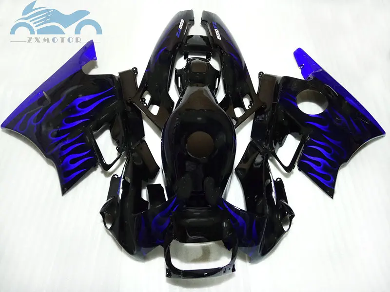 Обтекатель из АБС-пластика для HONDA 1991 1992 1993 CBR600 F2 blue Flame road Обтекатели Куля зова CBR