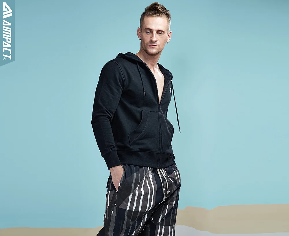Aimpact 2017 New Classic zip up hoodies Men Cotton Sporty full zipper Men's Sweatshirts (13)
