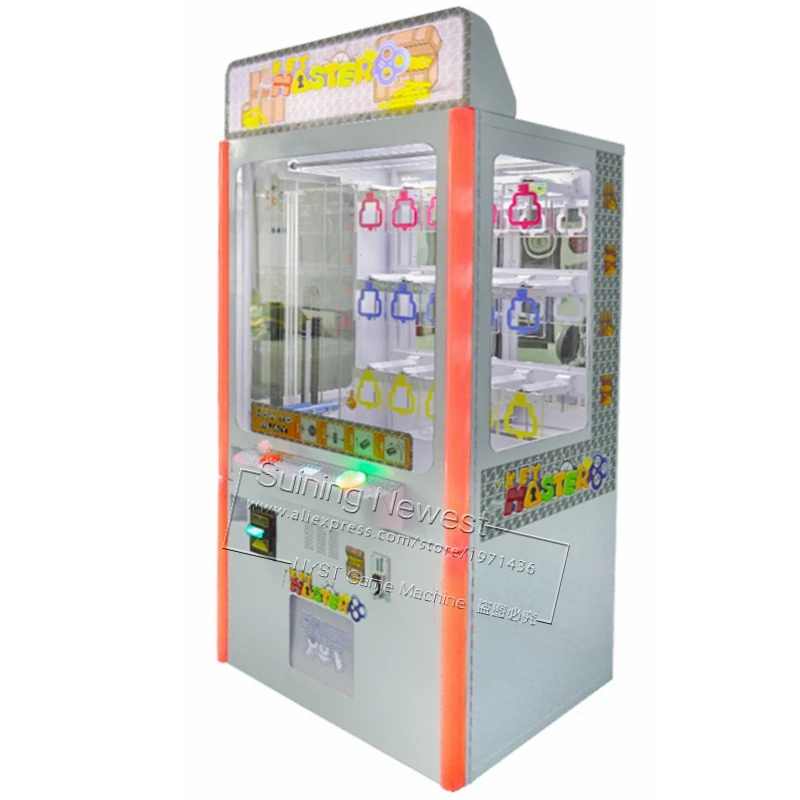 China Factory Golden Key Master Prize Amusement Vending Machine Coin Operated Toy Claw Cranes Game Machine